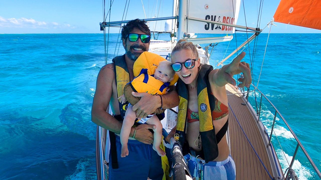 Every year, families such as the Trautmans, pictured here are out exploring the world's oceans. They travel from country to country along traditional trade routes, dictated by seasonal changes.