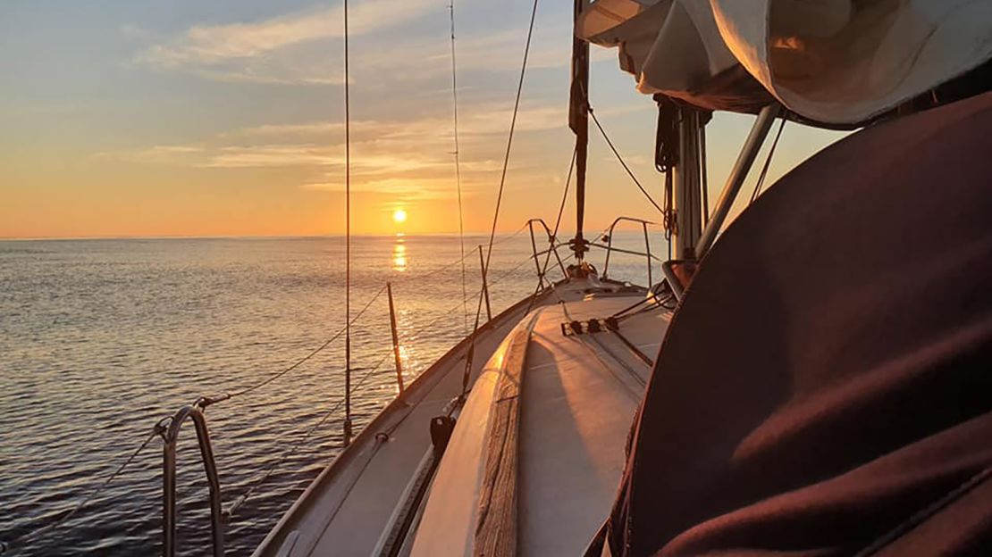 Australian David Fair is in Nuku Hiva, alone aboard the Soma.