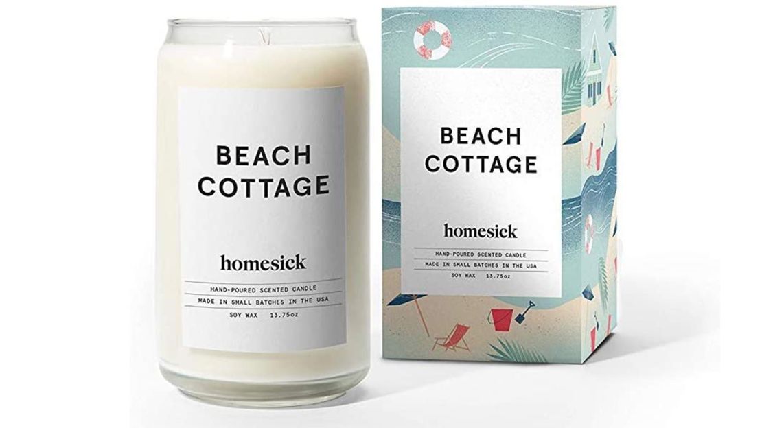 Homesick Scented Candle, Beach Cottage