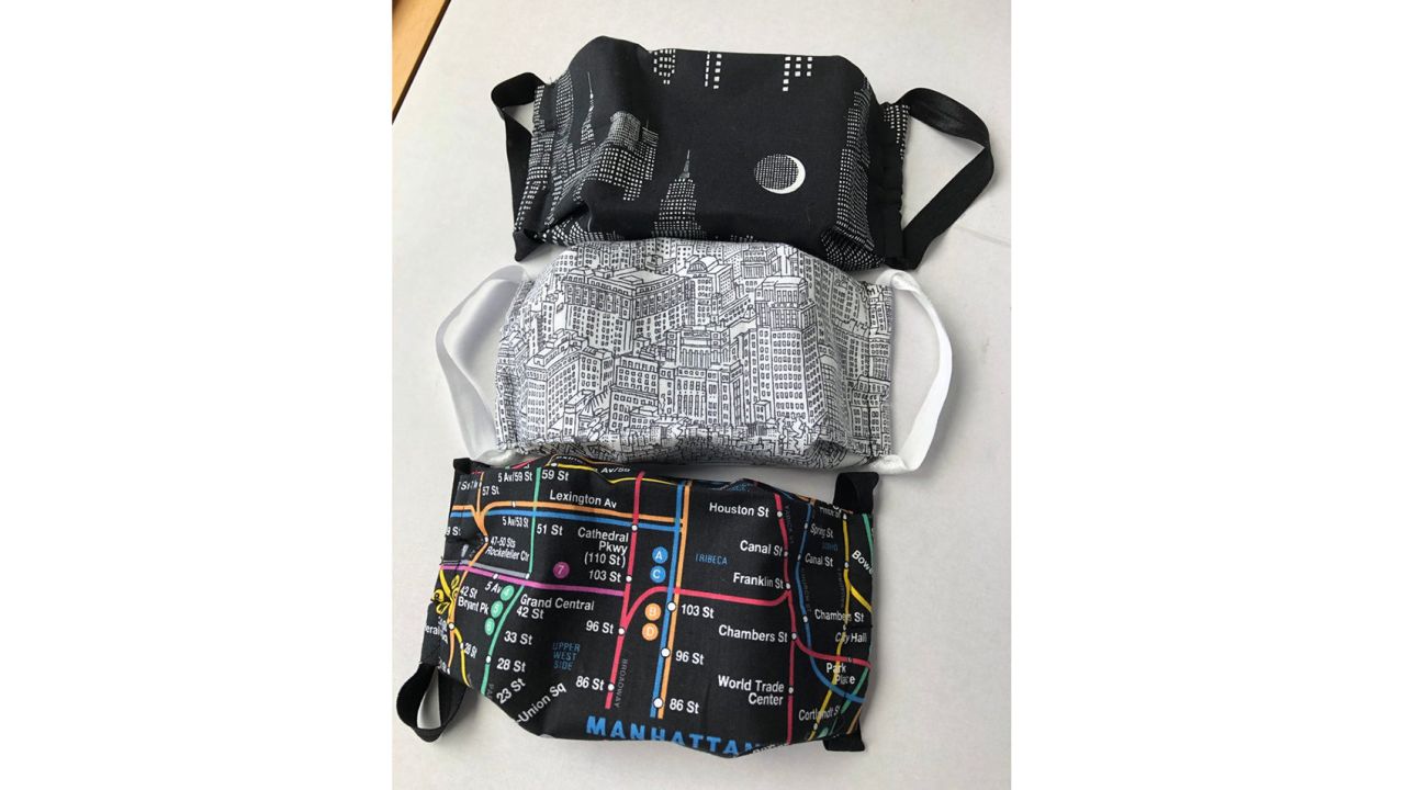 New York City Cotton Face Mask With Filter Pocket