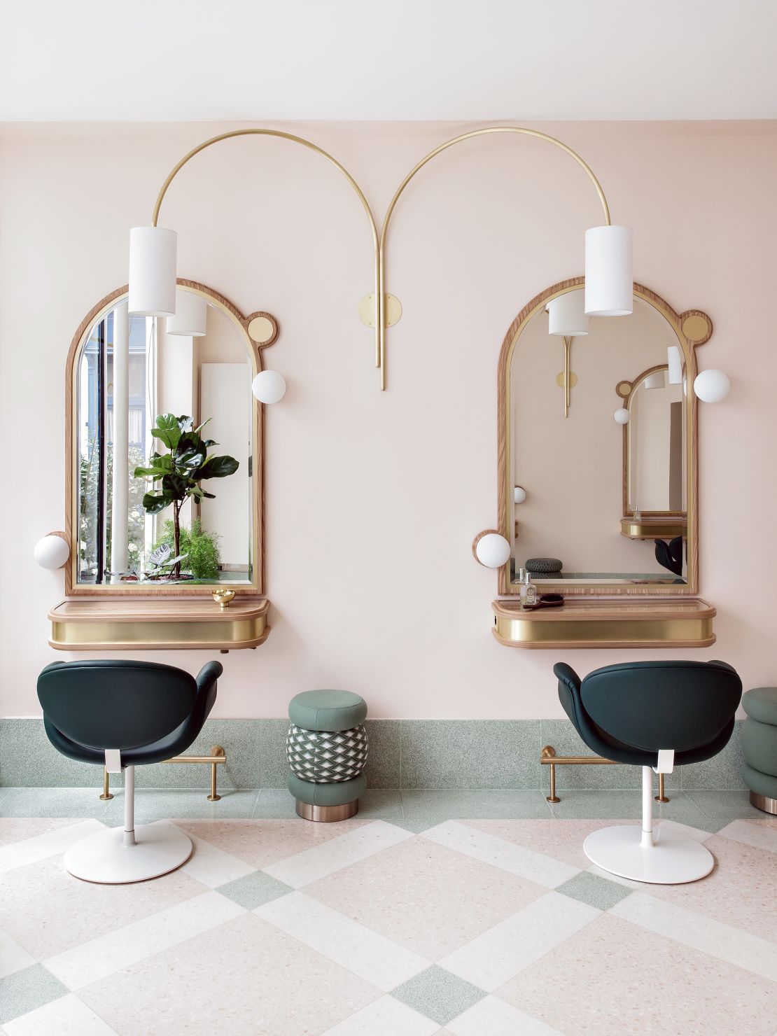 The Delphine Courteille salon in Paris