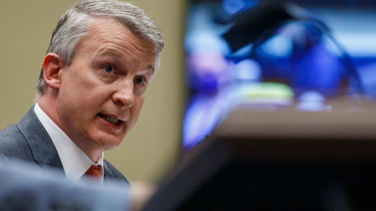 Dr. Rick Bright testifies before the House Energy and Commerce Subcommittee on Health on May 14, 2019, in Washington, DC. - Bright filed a whistleblower complaint after he was removed in April 2020 from his post as head of the Biomedical Advanced Research and Development Authority (BARDA), the agency charged with developing a vaccine against coronavirus.He said he was removed for opposing the use of malaria drugs chloroquine and hydroxychloroquine for coronavirus, a treatment promoted by President Donald Trump despite little scientific evidence of success. (Photo by SHAWN THEW / POOL / AFP) (Photo by SHAWN THEW/POOL/AFP via Getty Images)