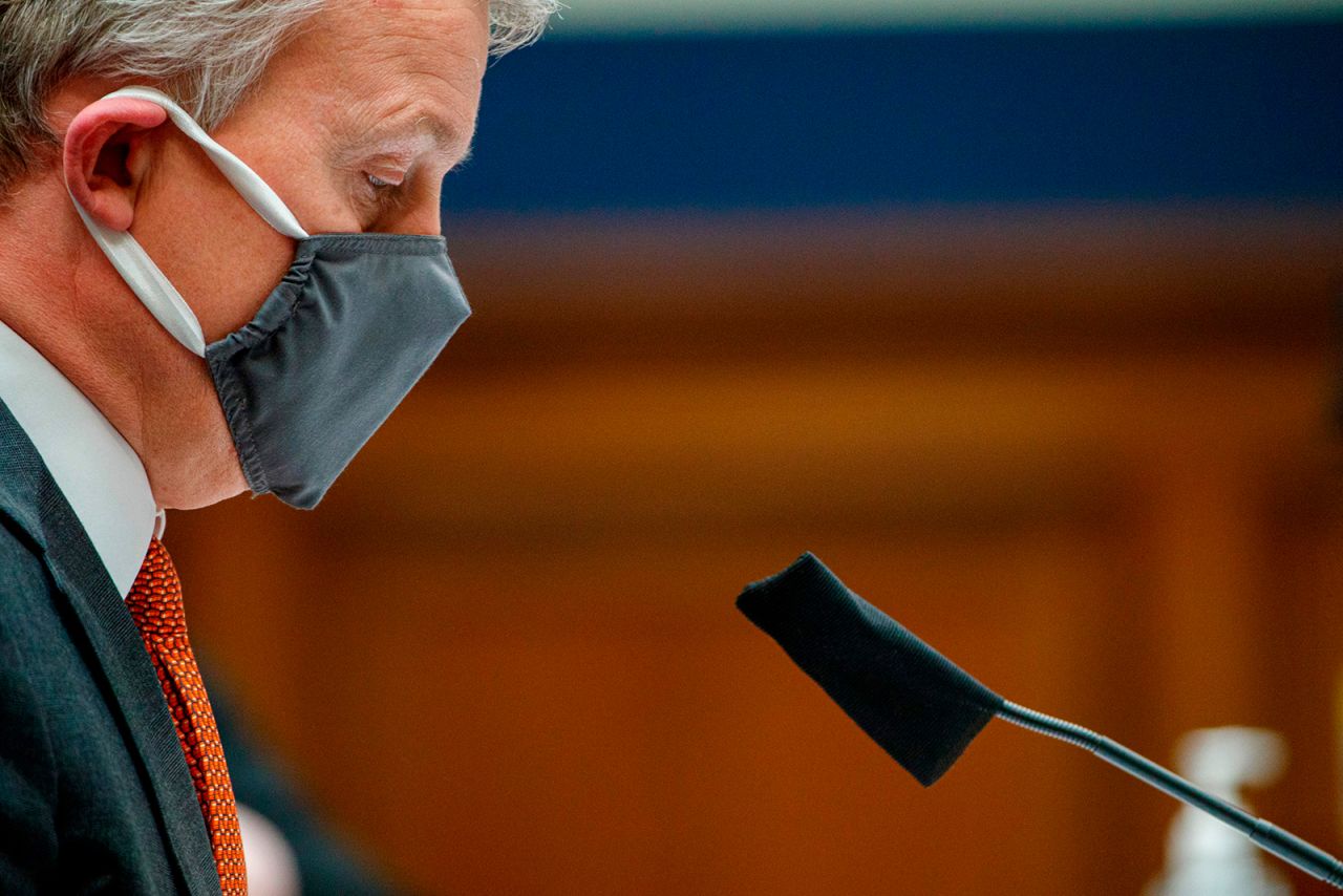 Dr. Rick Bright, who filed a whistleblower complaint after being removed from his position as head of the US agency in charge of pandemic response, prepares to testify before the House Energy and Commerce Subcommittee on Health on Thursday, May 14. <a href="https://www.cnn.com/2020/05/14/politics/key-moments-bright-hearing/index.html" target="_blank">Bright slammed the Trump administration's coronavirus response</a> and urged lawmakers to listen to the voices of scientists to prevent "unprecedented illness and fatalities." About an hour before <a href="https://www.cnn.com/2020/05/14/politics/coronavirus-whistleblower-testimony/index.html" target="_blank">Bright's hearing,</a> President Trump tweeted that he had "never met" or "even heard of" Bright, but considers him a "disgruntled employee, not liked or respected by people I spoke to and who, with his attitude, should no longer be working for our government!"