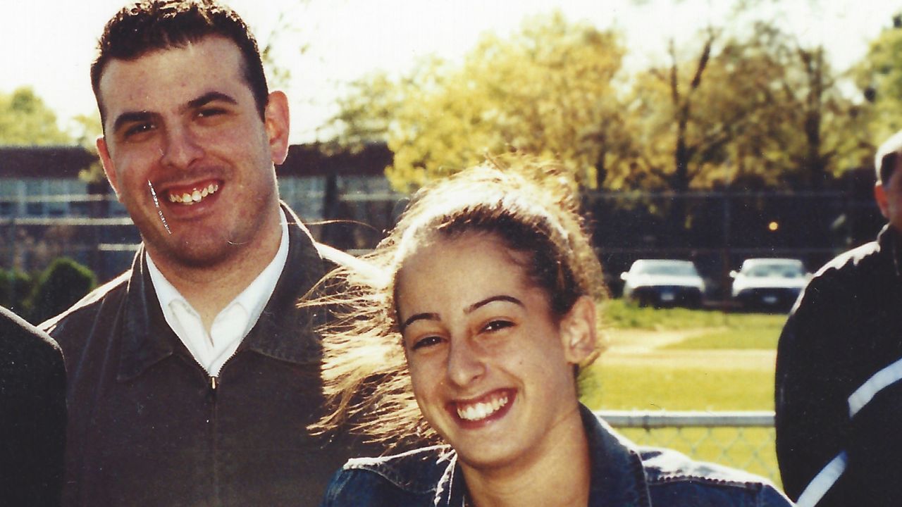 Joe Lewinger with Rachele Burriesci.