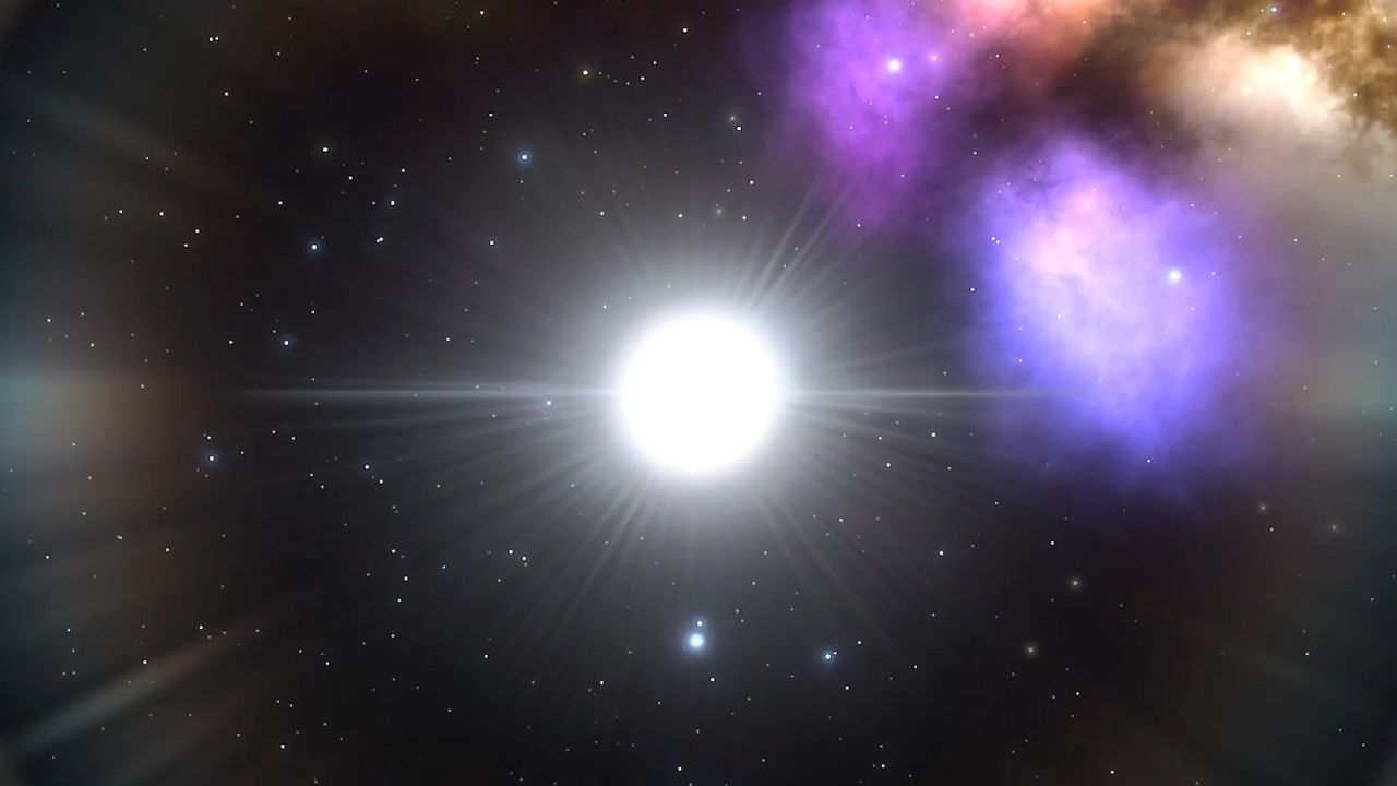 pulsating star animation