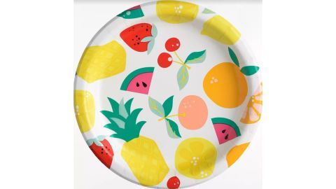 Disposable Fruit Dinner Plate Set of 20