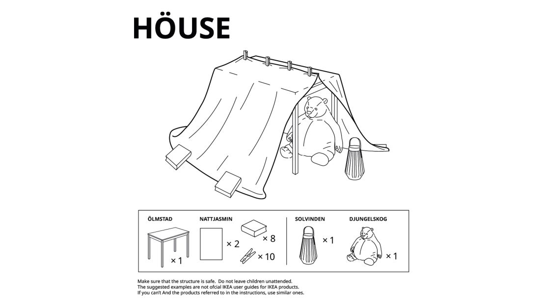 3 easy ways to build a blanket fort - IKEA