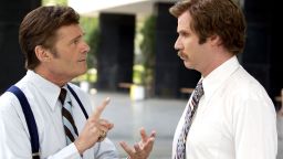 Fred Willard and Will Ferrell in "Anchorman: The Legend of Ron Burgundy."