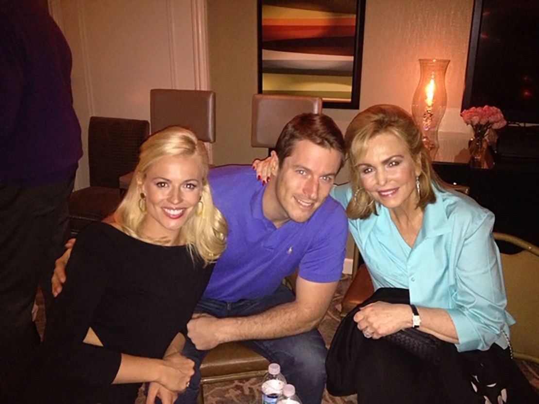 Pamela Brown, Lincoln Brown and Phyllis George