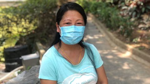 Chuni Thapa, a Nepalese domestic worker and the chair of the Union of Nepalese Domestic Workers in Hong Kong.
