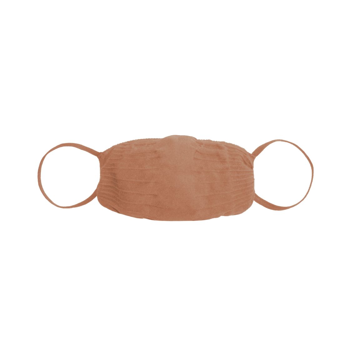 The seamless face masks come in five earth colors.