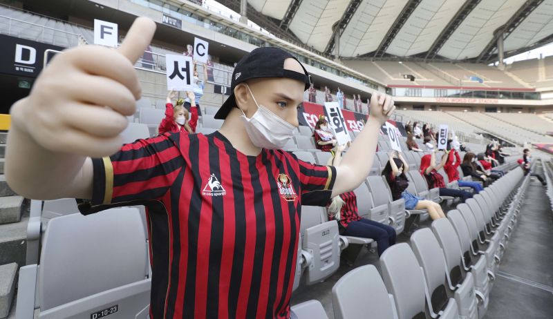 FC Seoul South Korean football team club over sex dolls outrage