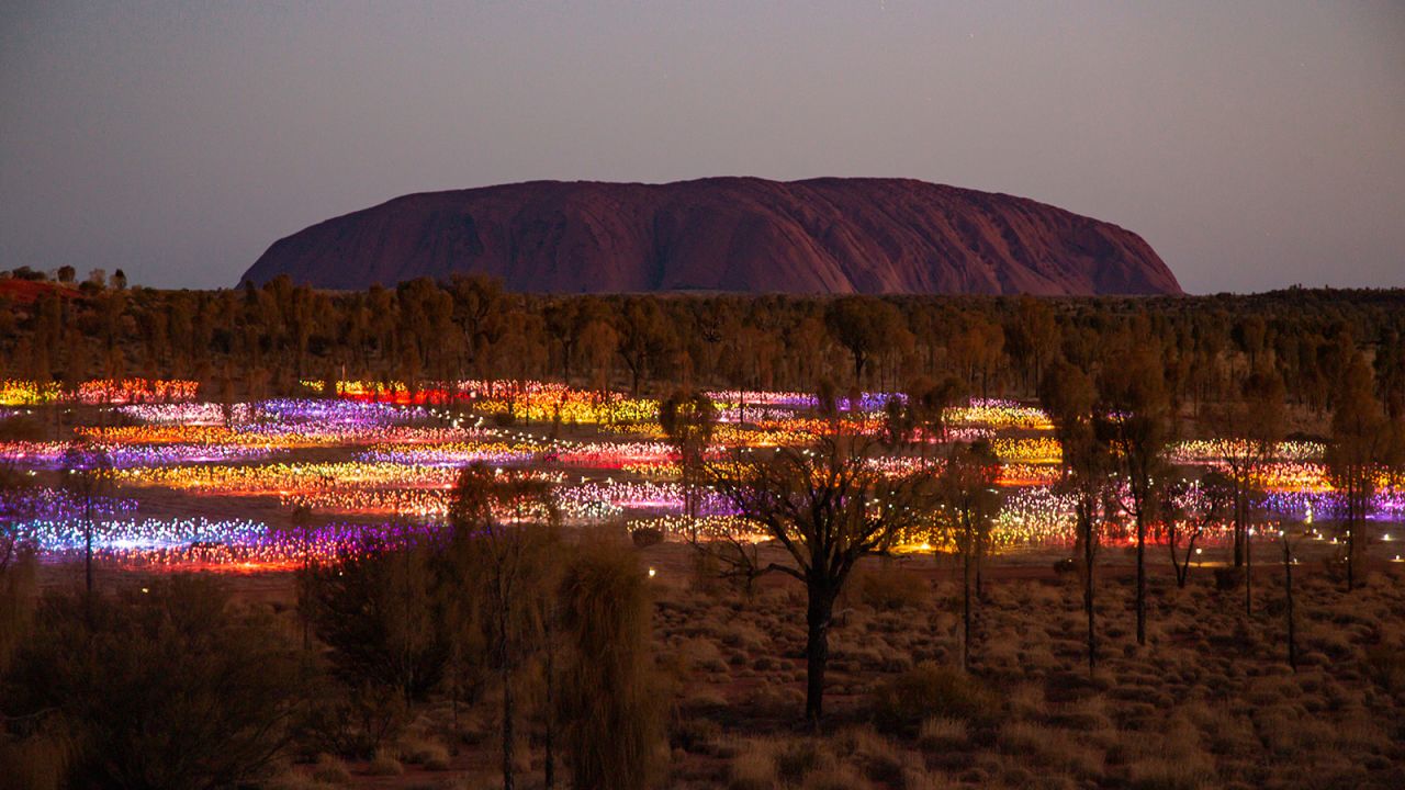 The special featured a performance of Aboriginal music played at Uluru.