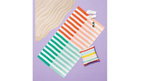 Duo Striped Warm Beach Towel