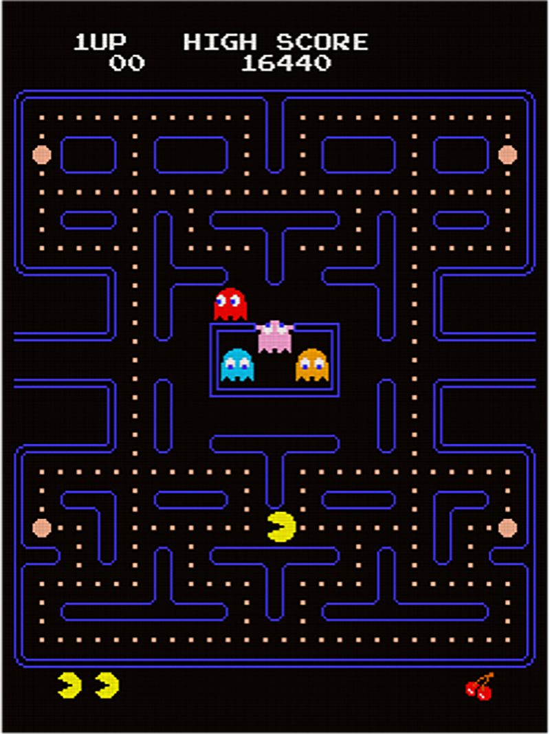 Old 2025 pacman game