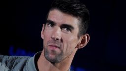 Former record-winning US Olympian swimmer Michael Phelps speaks at the 2020 Under Armour Human Performance Summit on January 14, 2020 in Baltimore, Maryland. (Photo by OLIVIER DOULIERY / AFP) (Photo by OLIVIER DOULIERY/AFP via Getty Images)