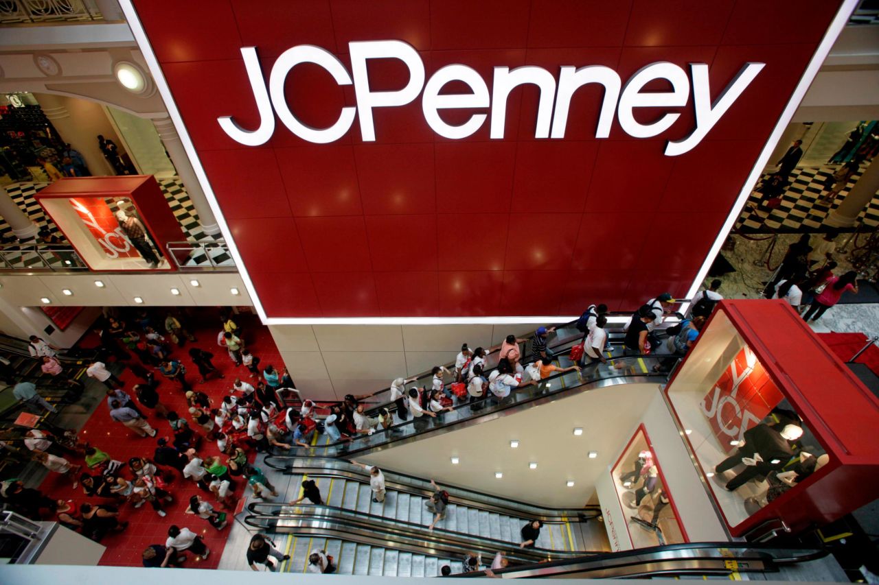 Customers shop at a new JCPenney store in New York in 2009.
