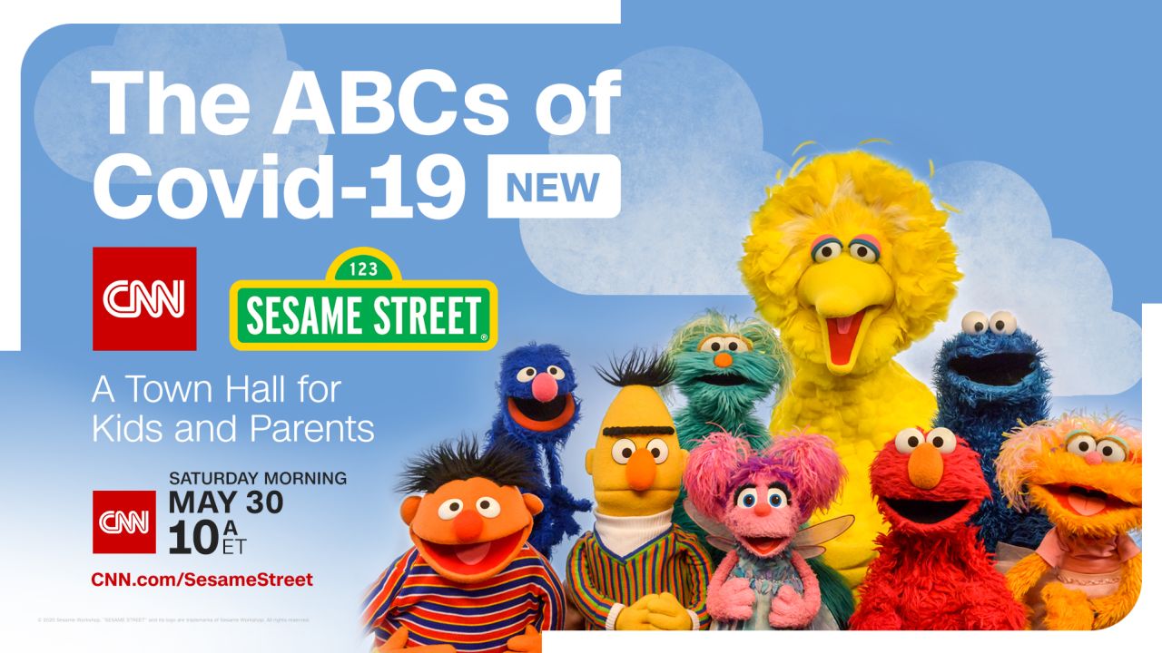 CNN and Sesame Street will host a second special coronavirus town hall for kids and parents on May 30