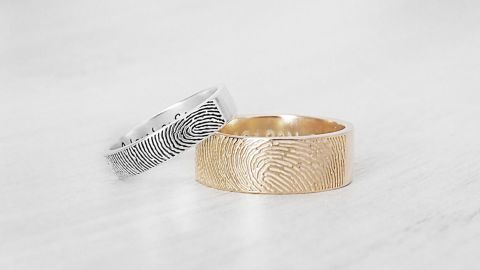 Actual Fingerprint Ring