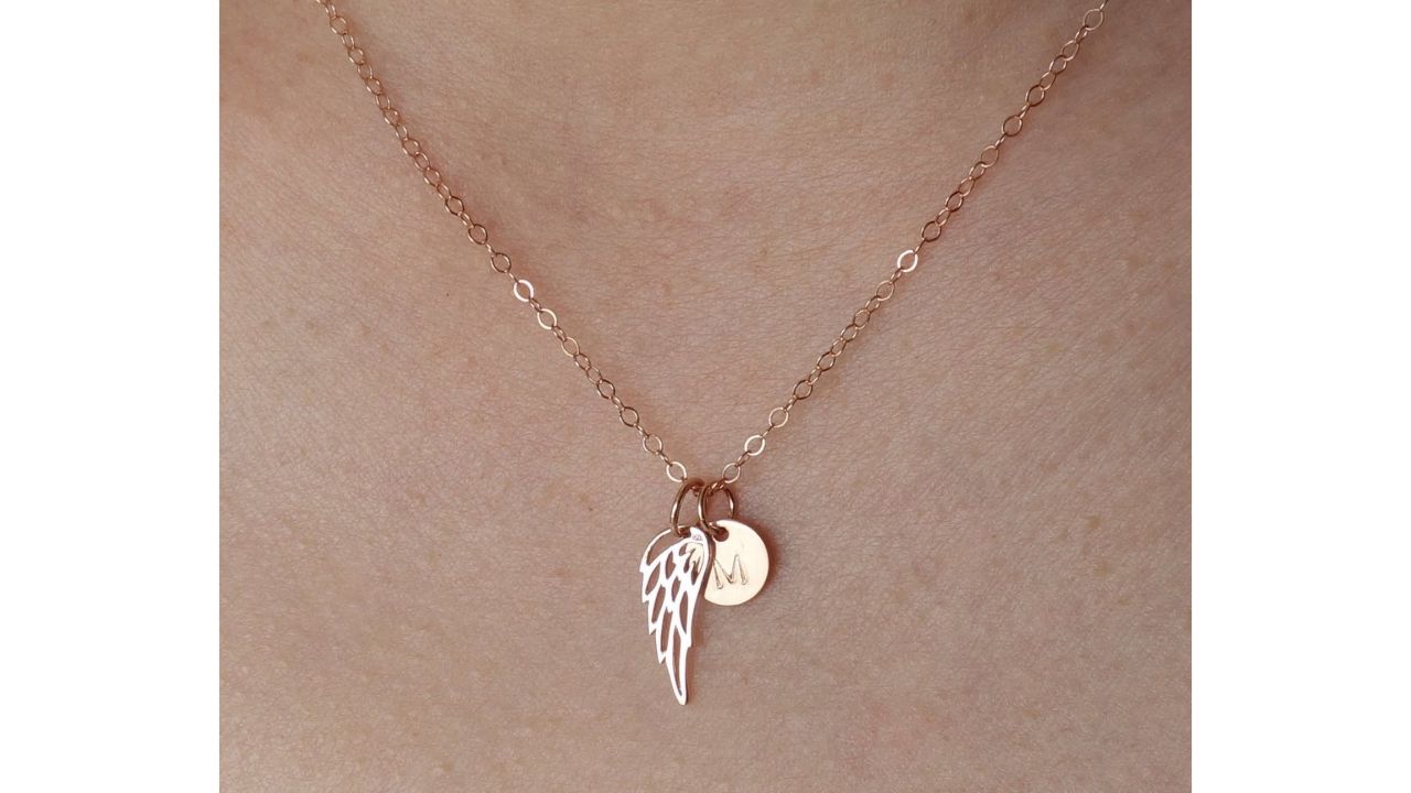 Memorial Angel Wing Necklace