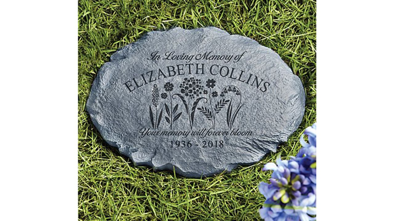 Memories Bloomed Sympathy Garden Stone