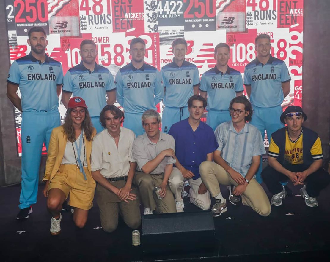 Playing the England cricket World Cup kit launch. May, 2019