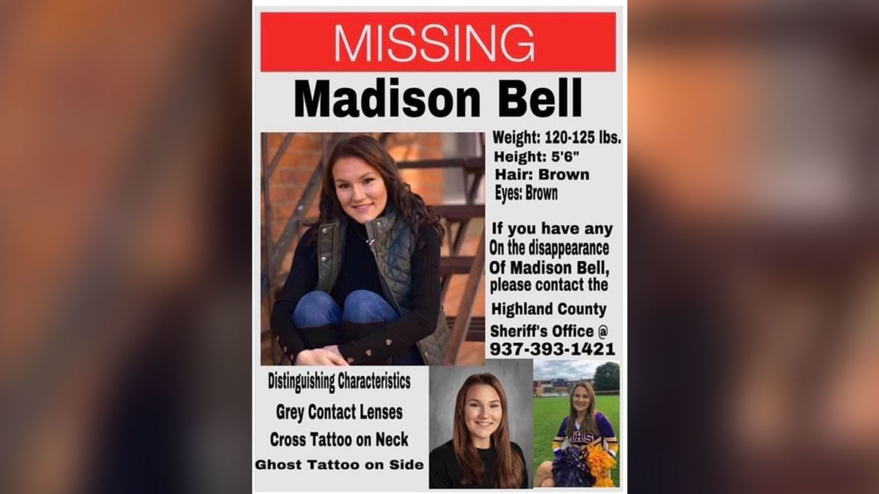 Madison Bell went missing May 17.
