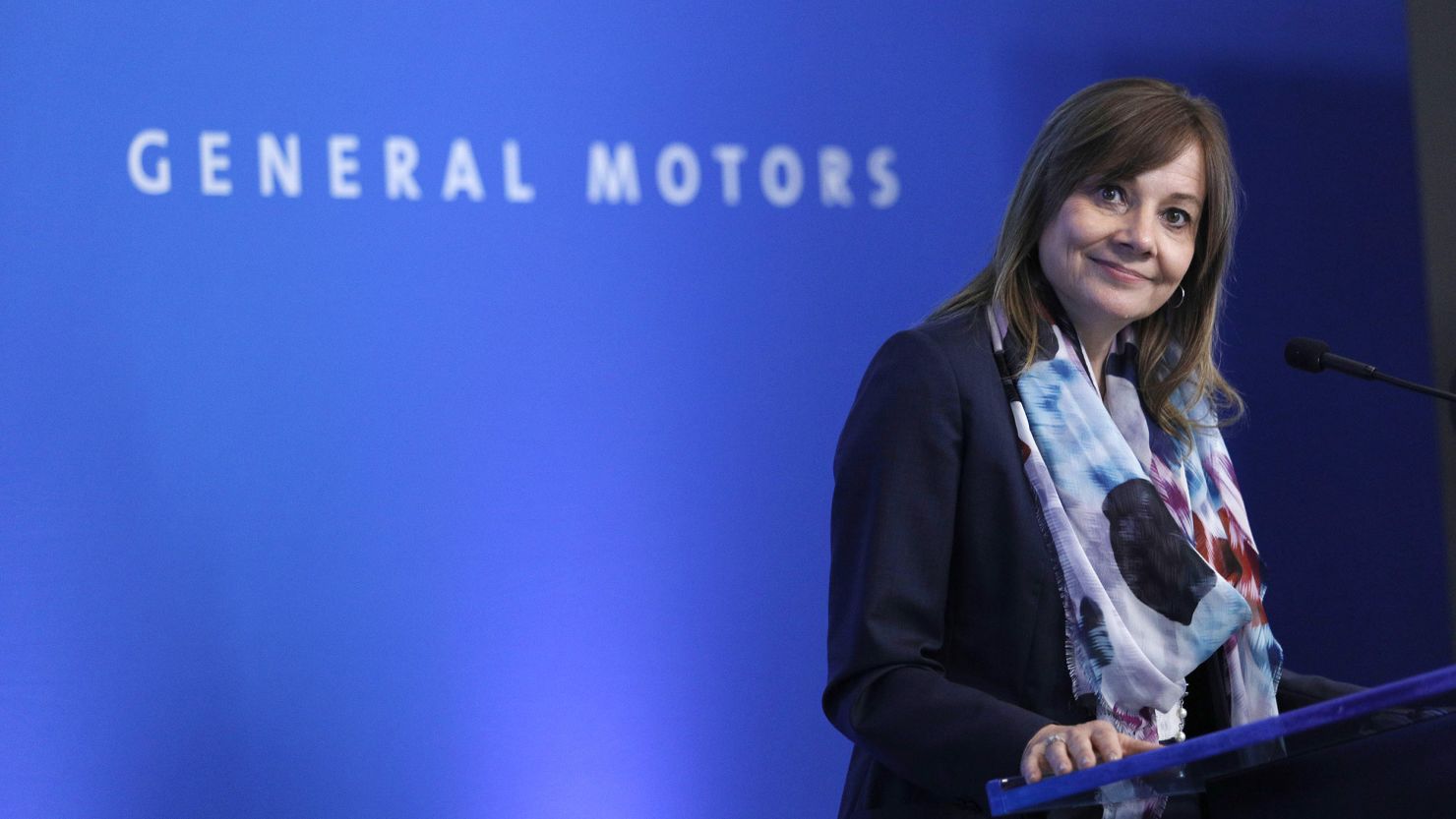 General Motors CEO Mary Barra, shown here in 2018, is among the 37 women running Fortune 500 companies, an all-time record.