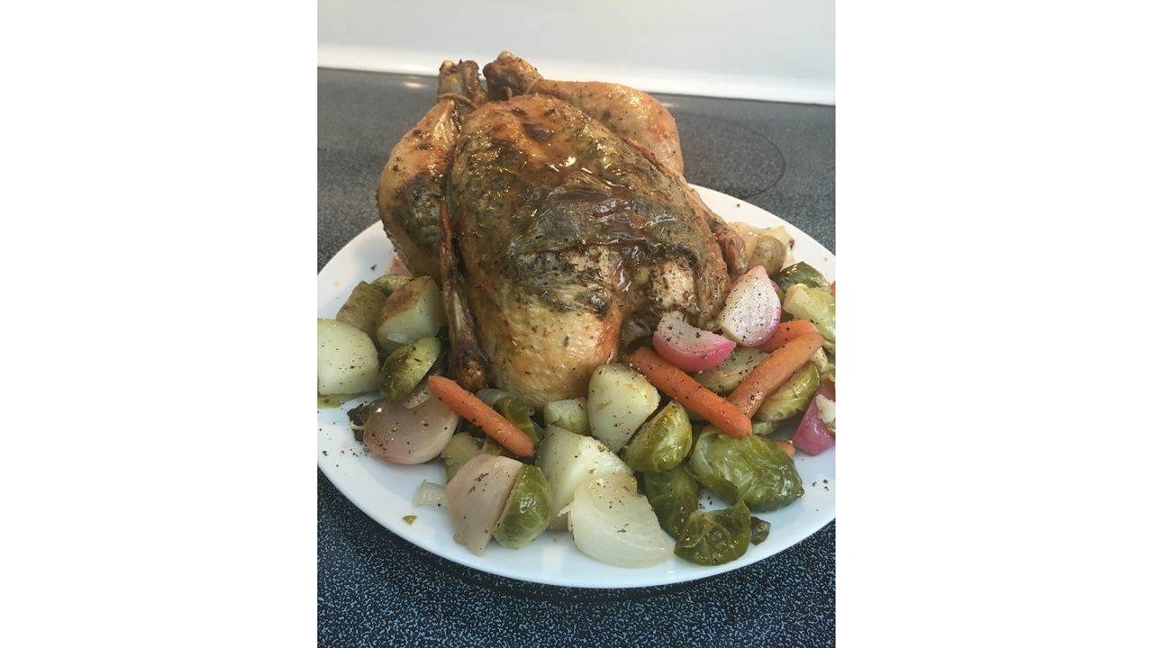 Porter Road's whole chicken, cooked with a family recipe 