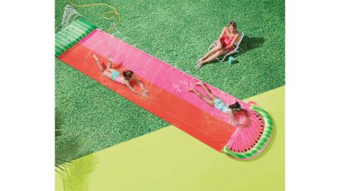 Watermelon Aqua Ramp Double Water Slide - Sun Squad