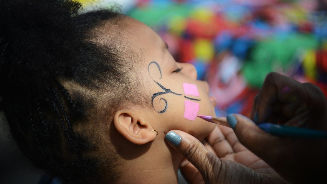 There's plenty of time to learn face painting. 