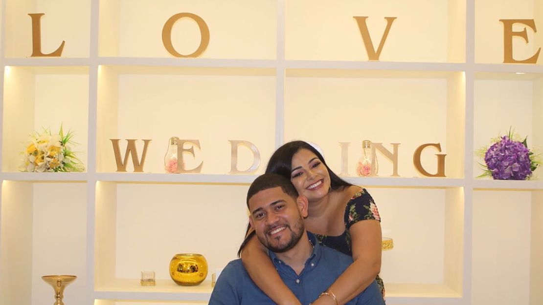 Garcia met her husband, Yasreynolds Rodriguez, in the Dominican Republic in 2017.