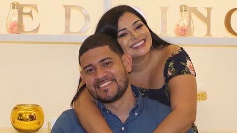 Garcia met her husband, Yasreynolds Rodriguez, in the Dominican Republic in 2017.
