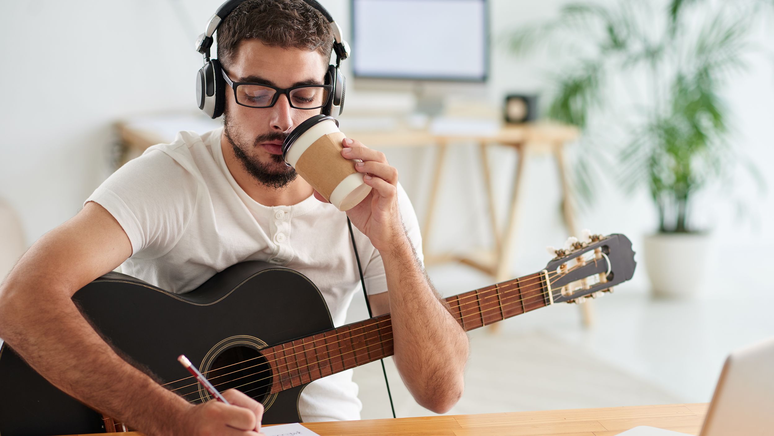 You'll learn how to read music for guitar and even how to pick up on what's going on musically, just by listening.