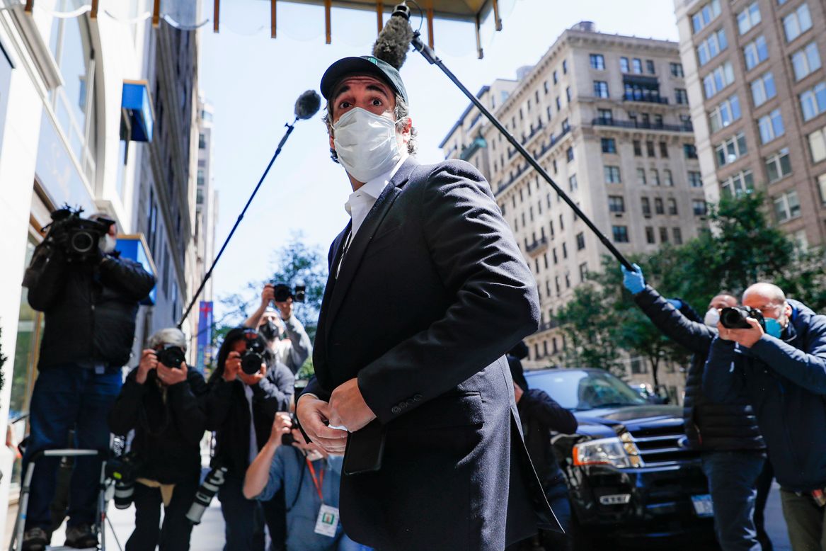 Michael Cohen, President Donald Trump's former personal attorney, arrives at his New York City apartment on Thursday, May 21. Because of the coronavirus pandemic, <a href="https://www.cnn.com/2020/05/20/politics/michael-cohen-release-thursday/index.html" target="_blank">Cohen will serve the remainder of his prison sentence at home.</a> Cohen was sentenced to three years after pleading guilty to numerous charges, including campaign-finance fraud and lying to Congress. 