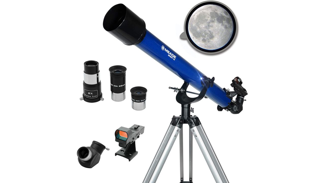 Meade Instruments Infinity 60mm Portable Refracting Astronomy Telescope for Kids & Beginners