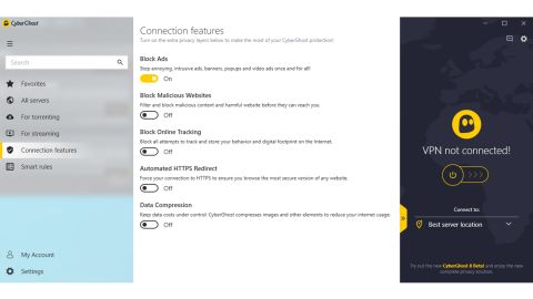 underscored cyberghostvpn review connection options
