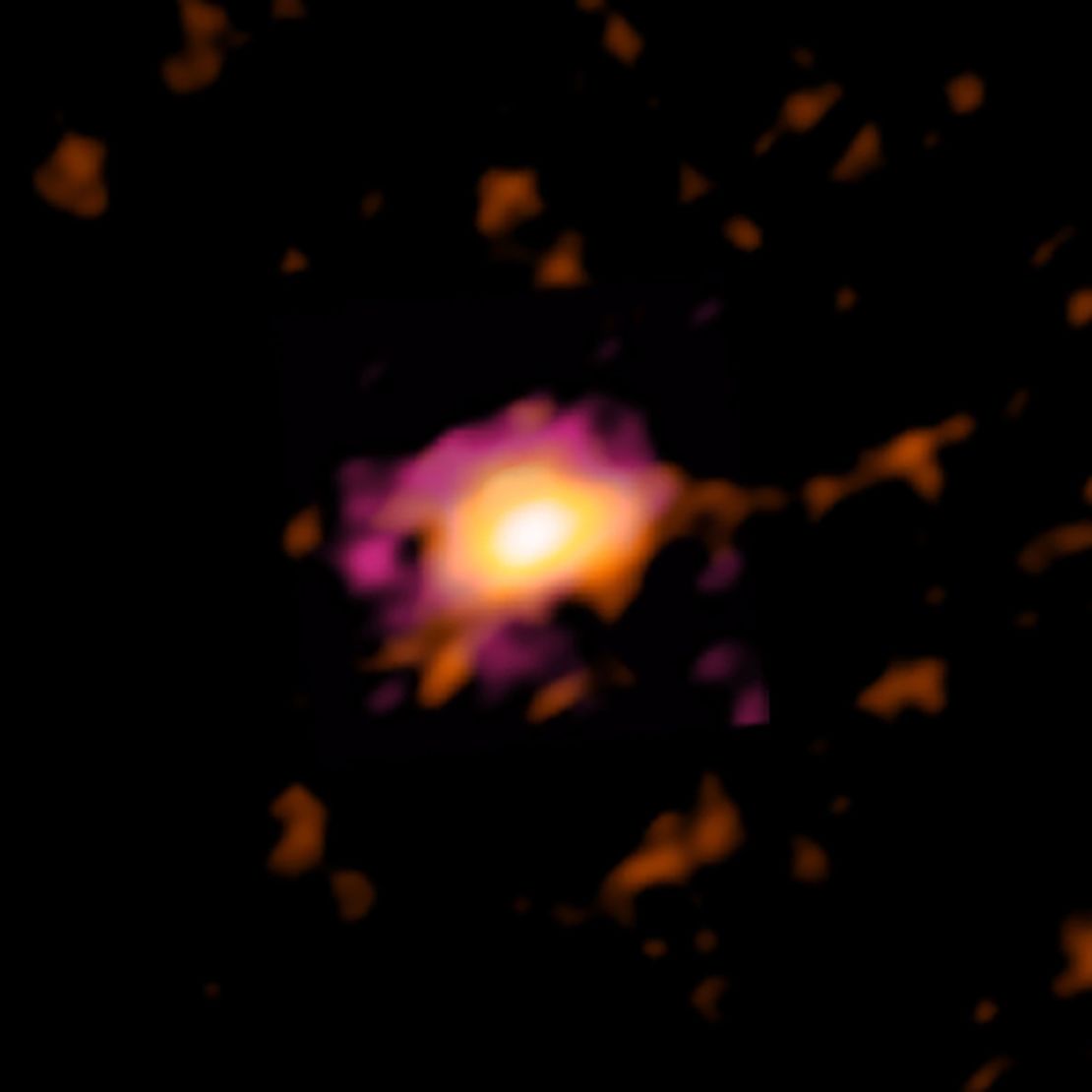 This ALMA image shows the Wolfe Disk in the distant universe.