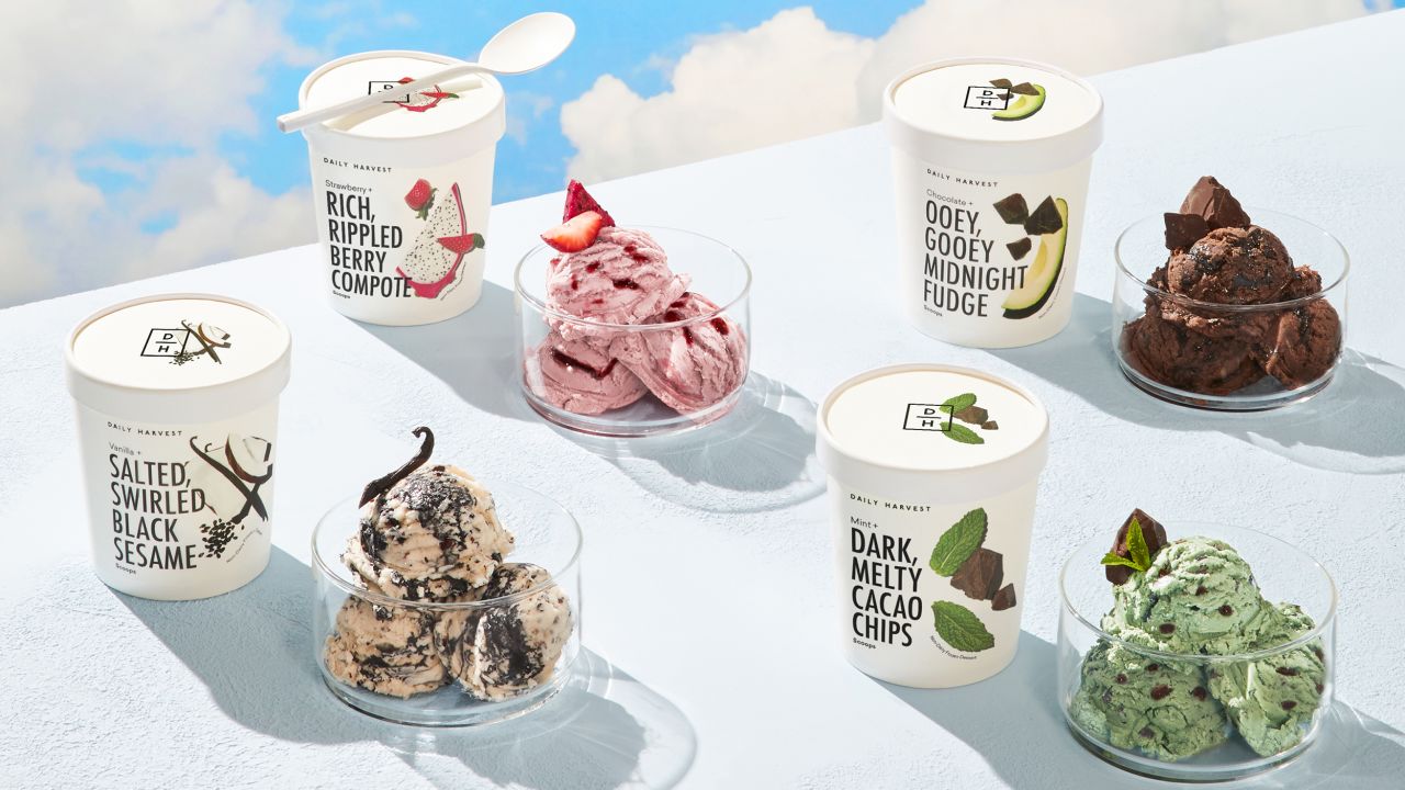 Daily Harvest Scoops is available in four delicious coconut-based flavors. 