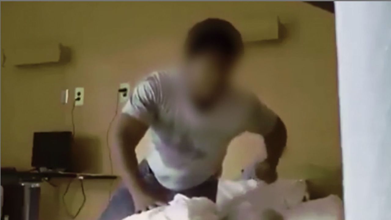 A man was arrested after video showing him attacking an elderly person at a Detroit nursing home surfaced on social media.
