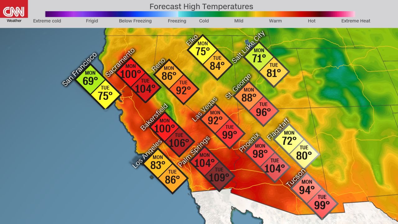 weather memorial day high temperatures west monday tuesday