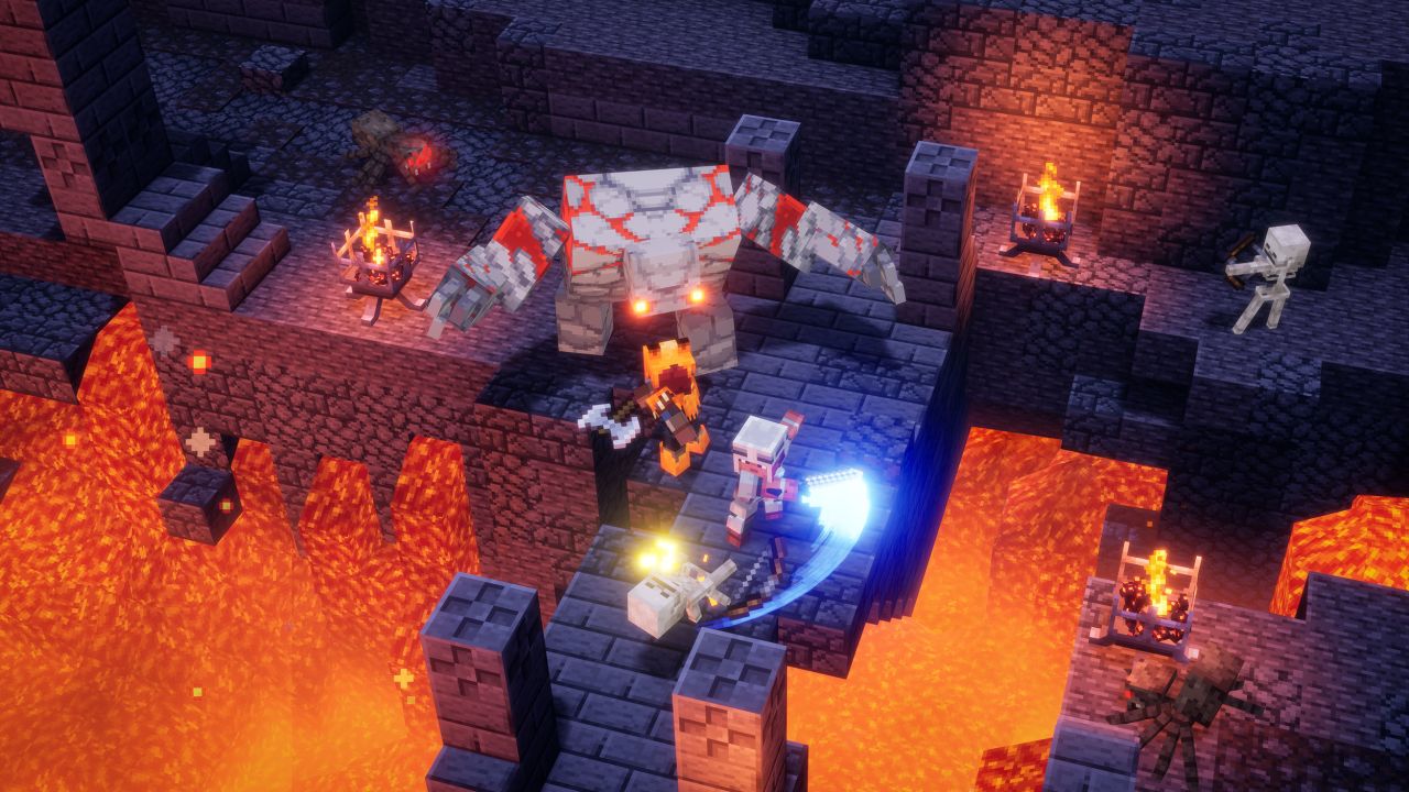 "Minecraft Dungeons" is a new release for a successful franchise by Mojang and Xbox Game Studios.