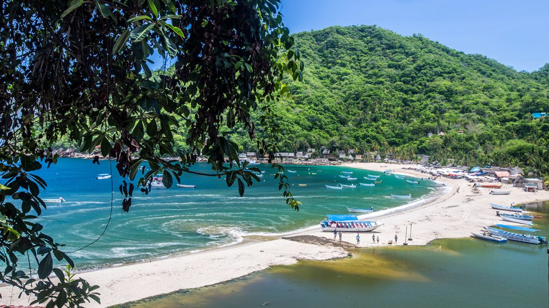 The stunning beach of Yelapa,  Riviera Nayarit, Mexico