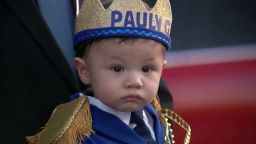 The parade was organized for the youngest victim of the El Paso shooting.