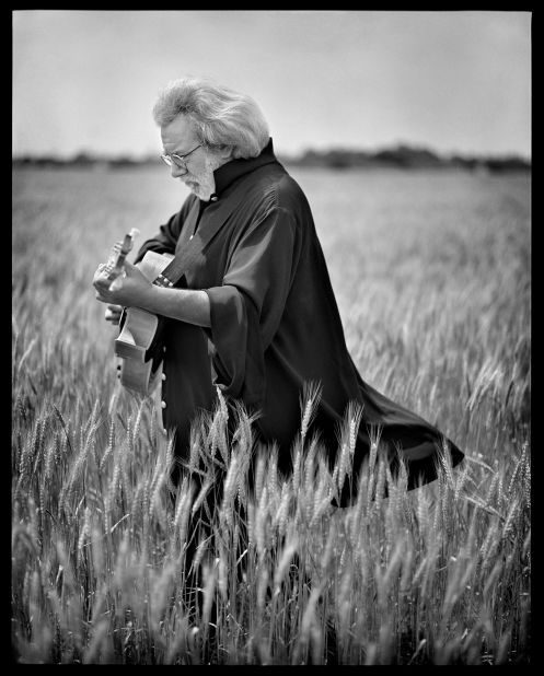 Jerry Garcia of the band Grateful Dead seen here in Indianapolis in 1993.
