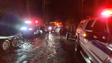 A rescue effort that started Sunday night culminated in the rescue of 20 hikers Monday in Virginia. 
