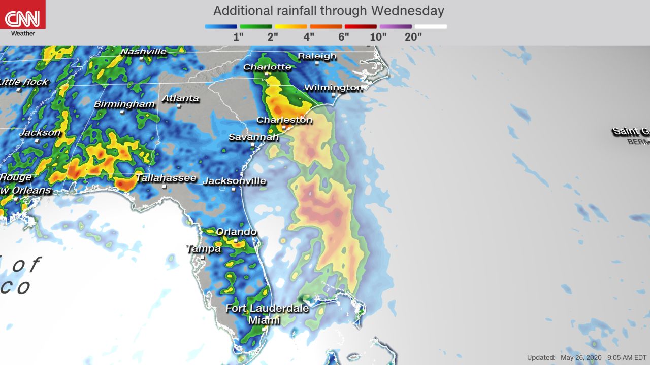 weather florida storms rain forecast 20200526