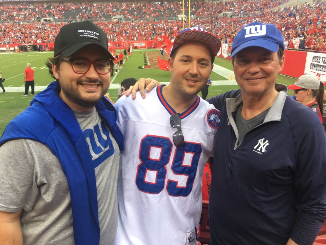 Foglia family at football game