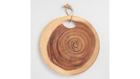 Round Raw Edge Tree Ring Cutting Board