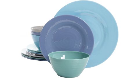 Gibson Overseas 12-Piece Melamine Dinnerware Set